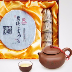 06 две тысячи серии большой набор чая хунань анхуа черный чай чай здравоохранения